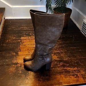 Brown High Heel Boots